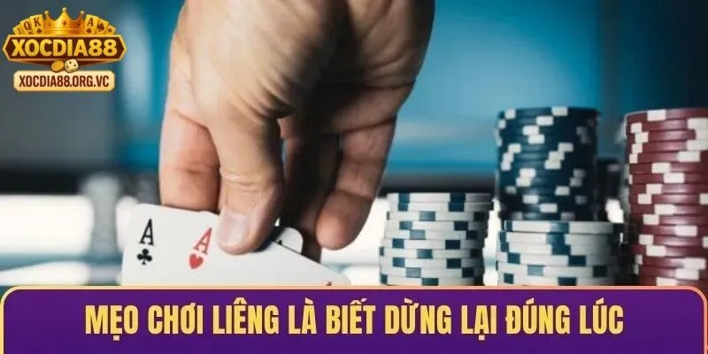 Bí quyết chơi liêng là biết điểm dừng đúng lúc